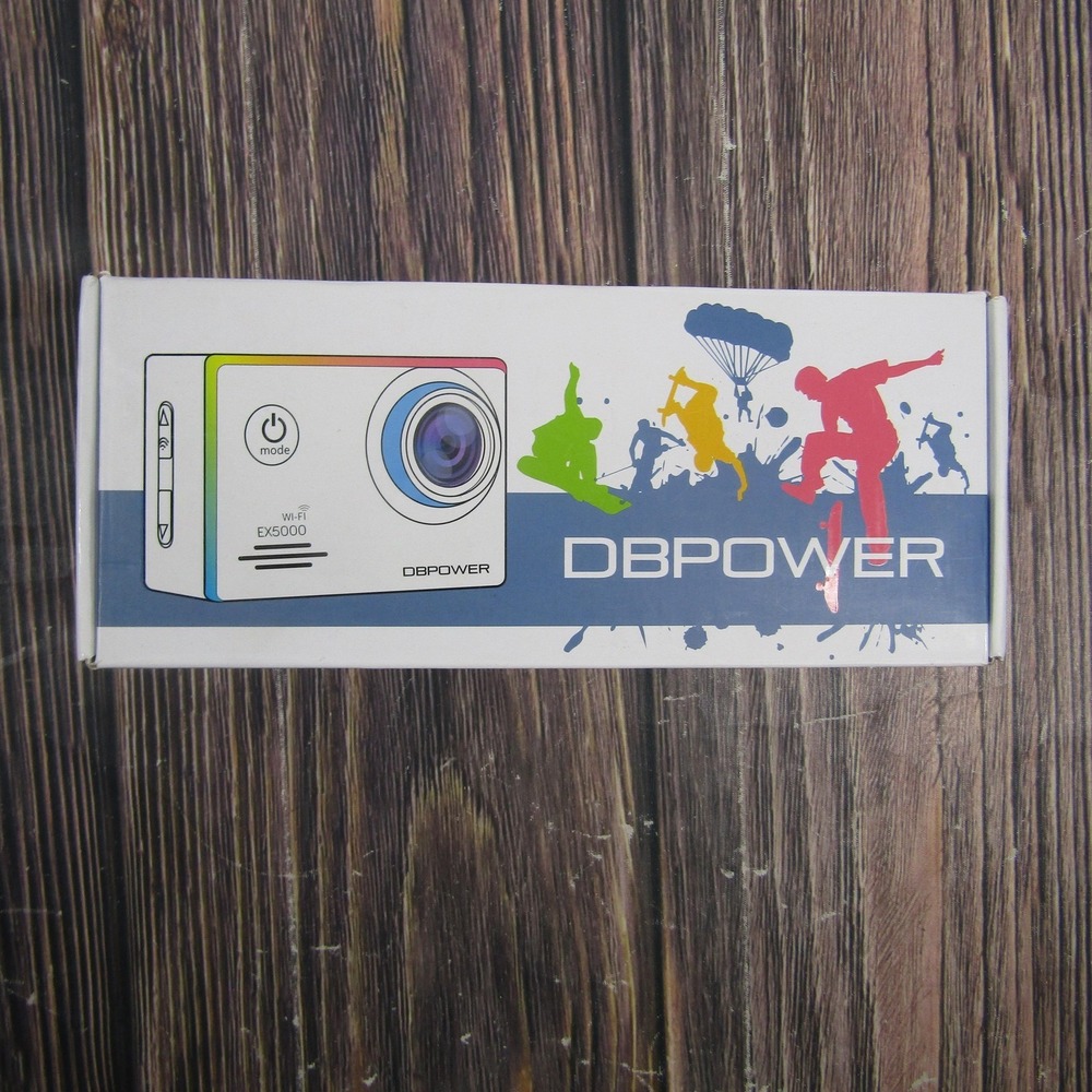 DB Power DBPOWER EX5000 Action Camera Black Wi-Fi Waterproof Sports Video Cam